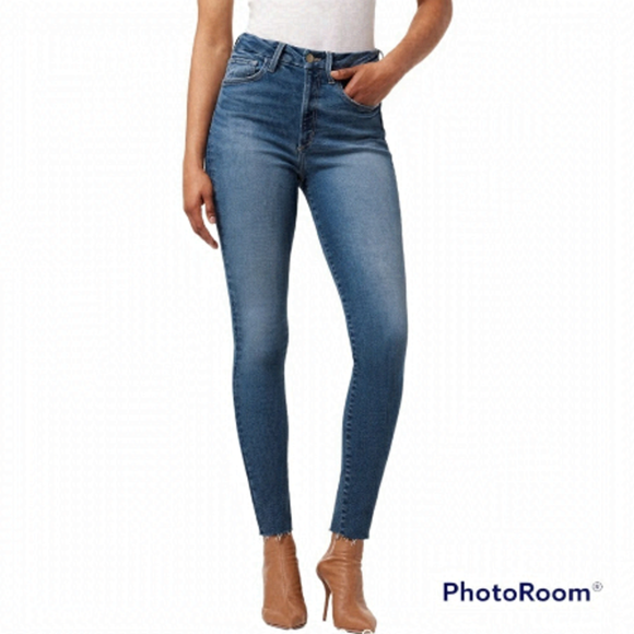 Joe's Jeans Denim - JOE’S Jeans The Hi Honey High Rise Curvy Distressed Raw Hem Skinny Jean Size 28